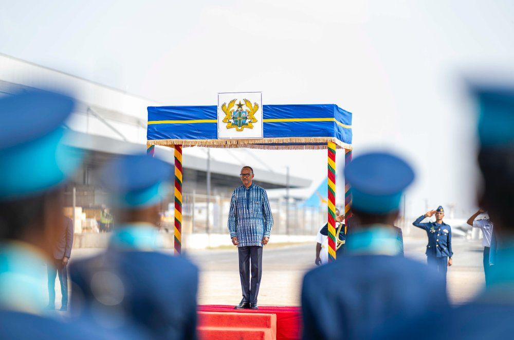 Kagame at President Mahama’s inauguration ceremonies